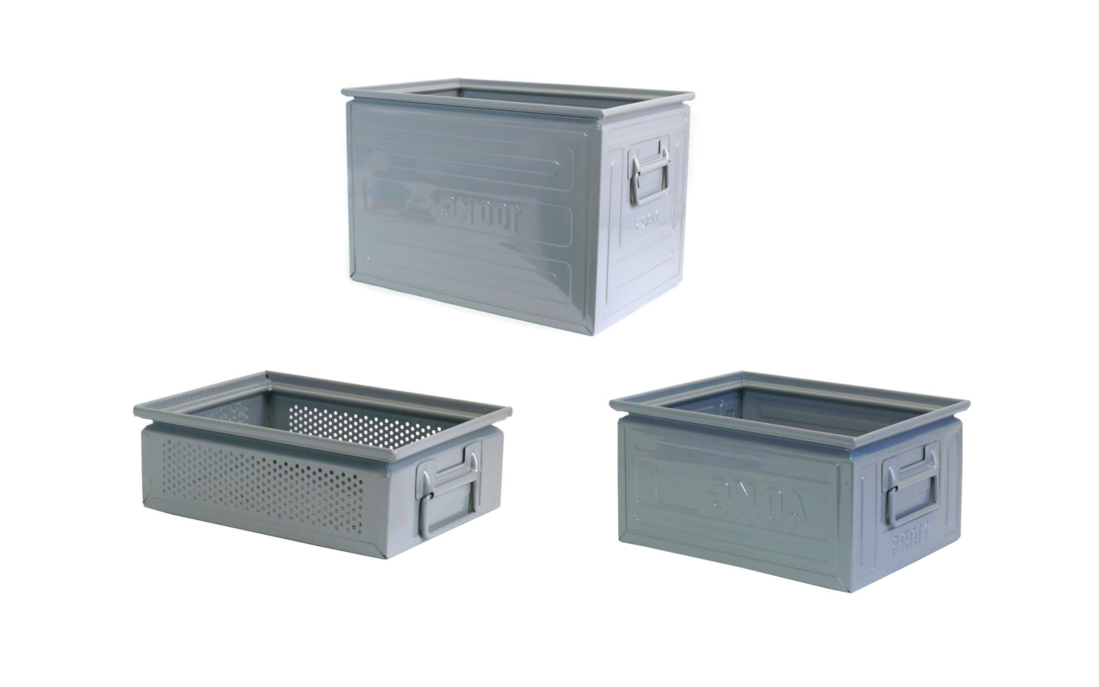 Flat metal hot sale box